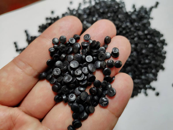 亳州黑色HDPE再生管道颗粒料